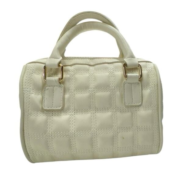 Bebe Maia White Quilted Crossbody Hand Bag - Picture 4 of 13